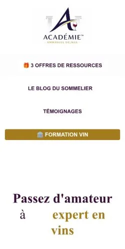 Anteprima del sito Le Blog Du Sommelier, media di Francia per articoli sponsorizzati