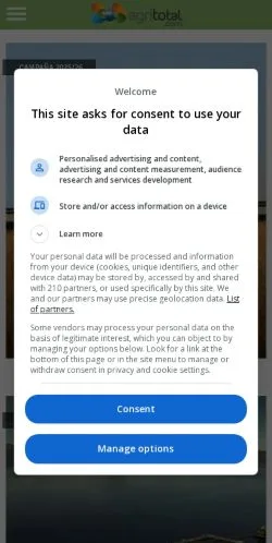 スポンサード記事向けのスペインメディア、Agritotalのサイトプレビュー