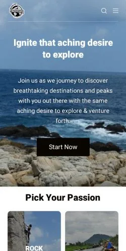 Vista previa del sitio Lydiascapes Adventure Travel, medio de Estados Unidos para artículos patrocinados