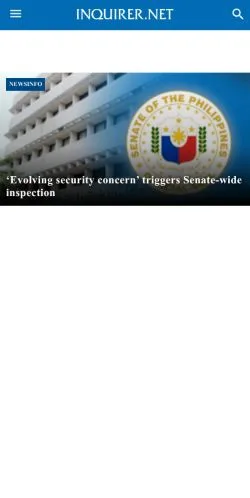Anteprima del sito Inquirer, media di Stati Uniti per articoli sponsorizzati