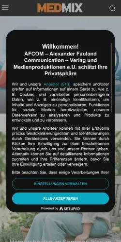 Anteprima del sito MedMix, media di Austria per articoli sponsorizzati