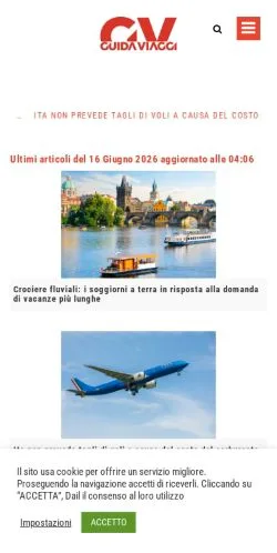 Anteprima del sito Guida Viaggi, media di Italia per articoli sponsorizzati