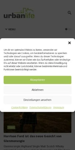 Anteprima del sito Urbanlife, media di Germania per articoli sponsorizzati