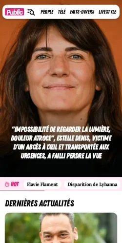 Aperçu du site Public, média de France pour articles sponsorisés