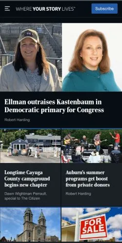 Aperçu du site The Citizen, média de États-Unis pour articles sponsorisés