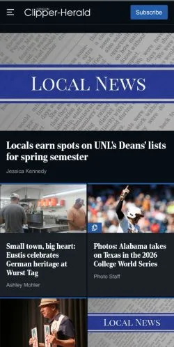 Forhåndsvisning af Lexington Clipper-Herald, medie fra USA til sponsorerede artikler