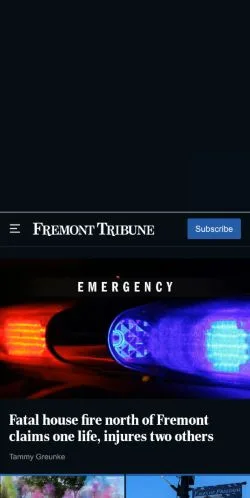 Anteprima del sito Fremont Tribune, media di Stati Uniti per articoli sponsorizzati