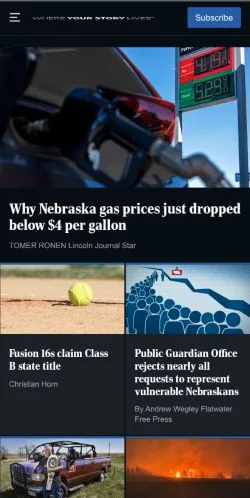 Anteprima del sito York News-Times, media di Stati Uniti per articoli sponsorizzati