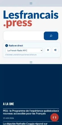 Anteprima del sito LesFrancais, media di Francia per articoli sponsorizzati
