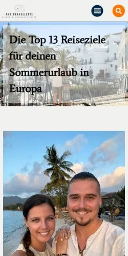 Anteprima del sito The Travellette, media di Stati Uniti per articoli sponsorizzati