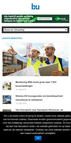 Anteprima del sito B+U, media di Paesi Bassi per articoli sponsorizzati
