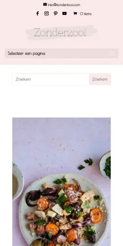 Anteprima del sito Zonder Zooi, media di Stati Uniti per articoli sponsorizzati