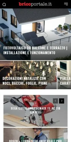 Anteprima del sito Bricoportale, media di Italia per articoli sponsorizzati
