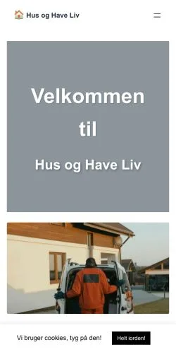 스폰서 기사용 덴마크 매체 Hus Og Have Liv 사이트 미리보기