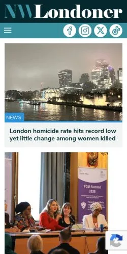 Anteprima del sito North West Londoner, media di Regno Unito per articoli sponsorizzati