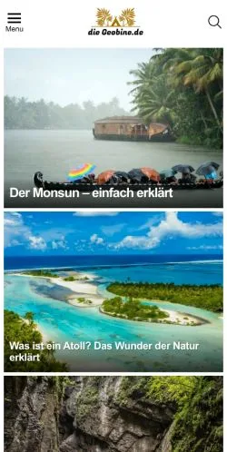 Anteprima del sito DIE-GEOBINE, media di Germania per articoli sponsorizzati
