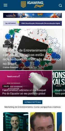 Sponsorlu makaleler için Amerika Birleşik Devletleri medyası IGaming Brazil sitesinin önizlemesi