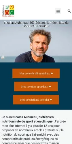 Anteprima del sito Nicolas Aubineau, media di Francia per articoli sponsorizzati