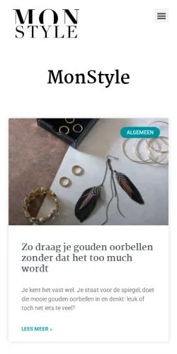 Vorschau der Website MonStyle, Medium aus Niederlande für gesponserte Artikel