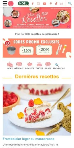 Podgląd witryny Il Était Une Fois La Pâtisserie, medium z kraju Francja do artykułów sponsorowanych