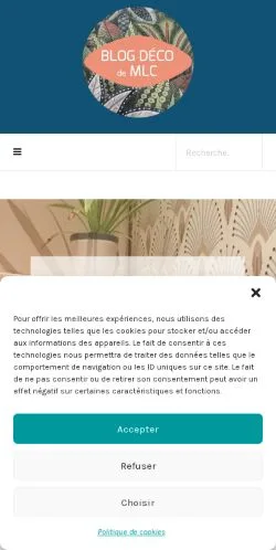 Anteprima del sito Le Blog Déco De MLC, media di Francia per articoli sponsorizzati