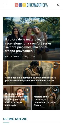 Anteprima del sito CinemaSerieTV, media di Italia per articoli sponsorizzati