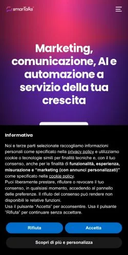 Forhåndsvisning af smarTalks, medie fra Italien til sponsorerede artikler