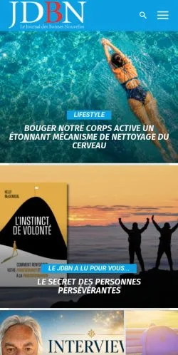スポンサード記事向けのフランスメディア、Le JDBNのサイトプレビュー