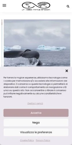Anteprima del sito Un Viaggio, Infinite Emozioni, media di Italia per articoli sponsorizzati