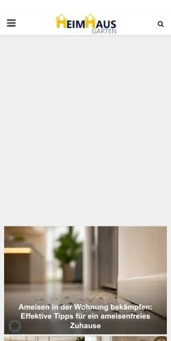 Anteprima del sito HeimHausGarten, media di Germania per articoli sponsorizzati