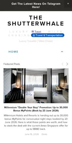 Anteprima del sito The Shutterwhale, media di Stati Uniti per articoli sponsorizzati
