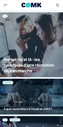 Podgląd witryny Comarketing-News, medium z kraju Francja do artykułów sponsorowanych