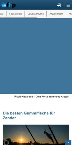 Anteprima del sito Fisch-Hitparade, media di Germania per articoli sponsorizzati