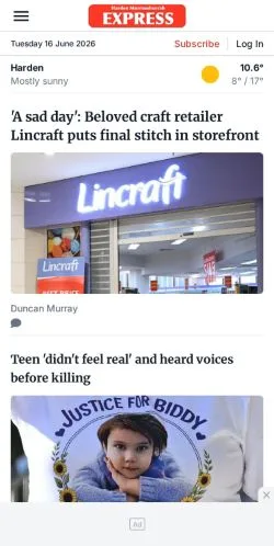 Anteprima del sito Harden Murrumburrah Express, media di Australia per articoli sponsorizzati