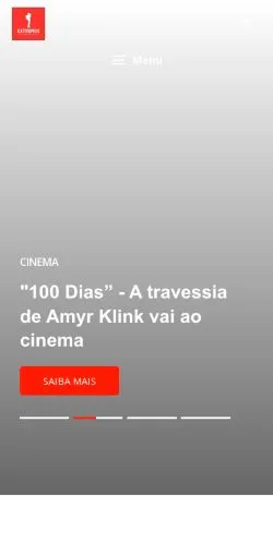 Sponsorlu makaleler için Brezilya medyası Extremos sitesinin önizlemesi