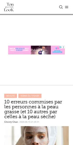 Anteprima del sito Ton Petit Look, media di Canada per articoli sponsorizzati