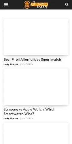 Preview of the TheAndroidPortal website, a media outlet in United States for sponsored articles