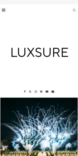 スポンサード記事向けのフランスメディア、Luxsureのサイトプレビュー