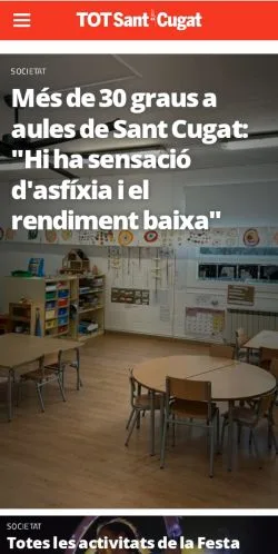 Anteprima del sito TOT Sant Cugat, media di Stati Uniti per articoli sponsorizzati