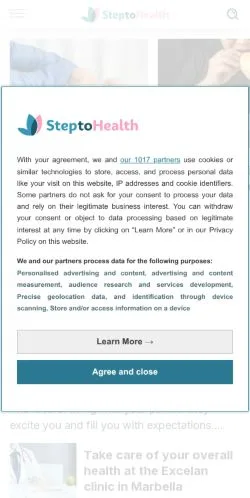 Anteprima del sito Step To Health, media di Stati Uniti per articoli sponsorizzati