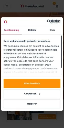 Vorschau der Website Nieuwbouw, Medium aus Niederlande für gesponserte Artikel