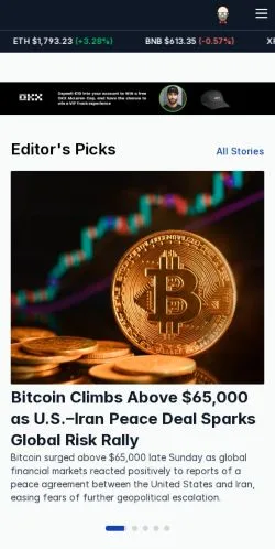 Forhåndsvisning af Cryptowisser News, medie fra USA til sponsorerede artikler