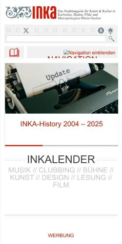Anteprima del sito INKA Stadtmagazin, media di Germania per articoli sponsorizzati