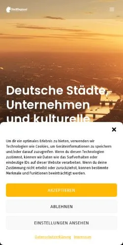 Anteprima del sito Stadt-Regional, media di Germania per articoli sponsorizzati