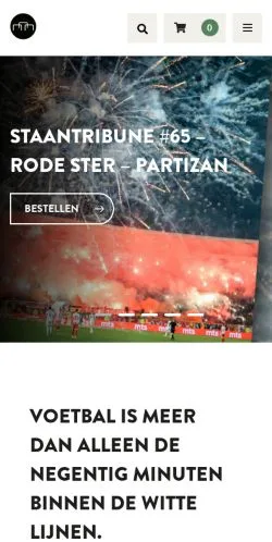 Anteprima del sito Staantribune, media di Paesi Bassi per articoli sponsorizzati