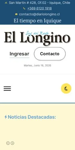 Anteprima del sito Diario El Longino, media di Spagna per articoli sponsorizzati