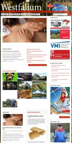 Anteprima del sito Westfalium, media di Germania per articoli sponsorizzati