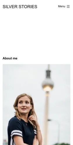 Voorbeeld van de site Silver Stories, medium uit Denemarken voor gesponsorde artikelen