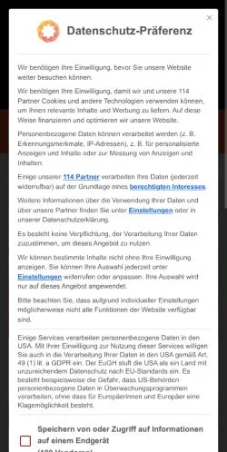 Anteprima del sito Pravda TV, media di Germania per articoli sponsorizzati