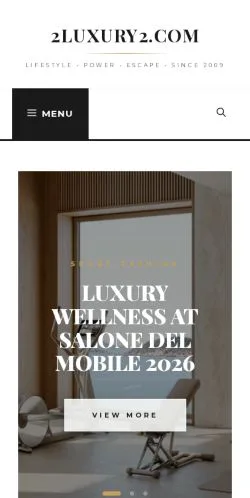 Voorbeeld van de site 2LUXURY2, medium uit Verenigde Staten voor gesponsorde artikelen